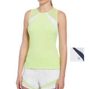 Women's Scoop Collar Block Tennis Tank Apparel Penguin