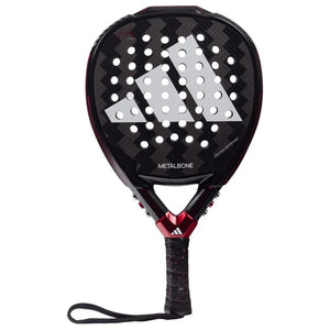 Metalbone 3.3 Padel Racquet Black and Red Padel Racquets Adidas