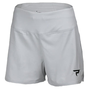 Womens Base Level Performance Tennis Short Glacier Gray Apparel Paddletek