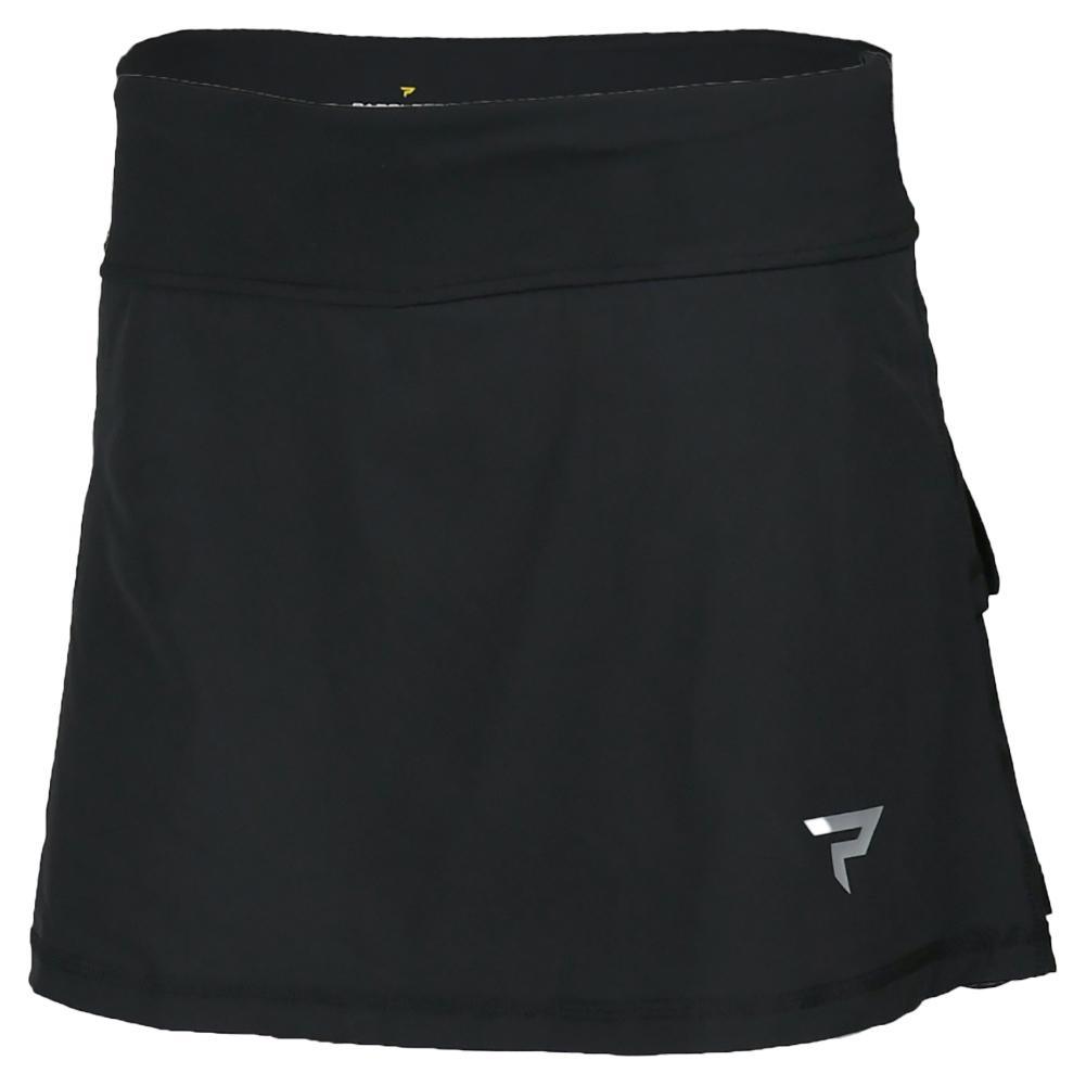 Womens Performance Tennis Skort Black Apparel Paddletek