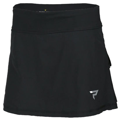 Womens Performance Tennis Skort Black Apparel Paddletek