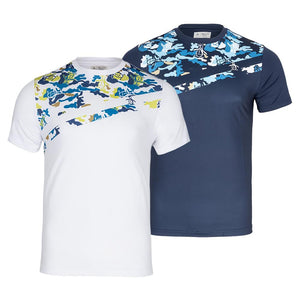 Men`s Performance Camo Block Tennis Top Apparel Penguin