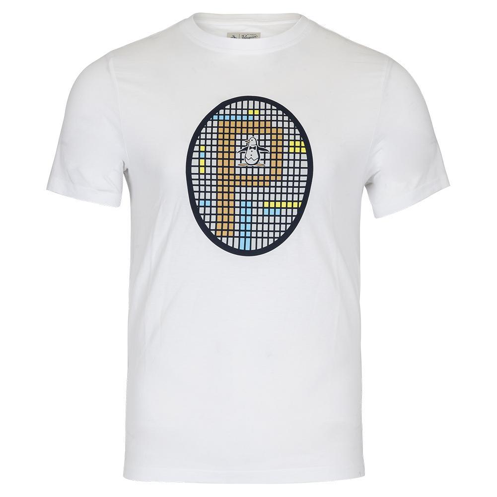 Men`s Grid Graphic Tennis Tee Apparel Penguin