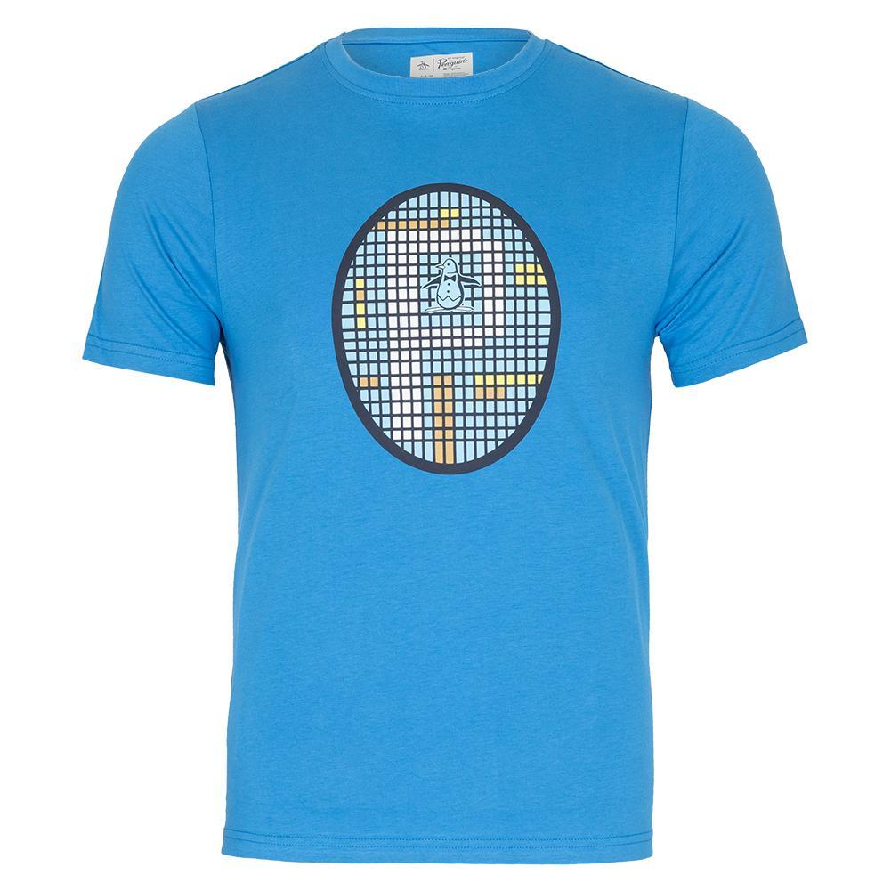 Men`s Grid Graphic Tennis Tee Apparel Penguin