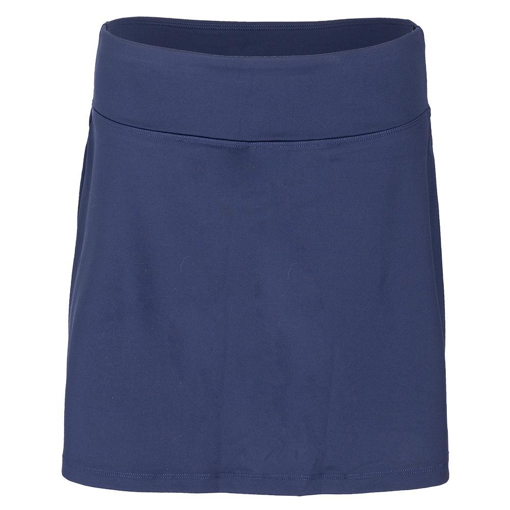 Women's Flirty Flare Pickleball Skort Navy Apparel Fila