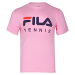 Mens Fila Tennis Tee Pink Apparel Fila