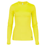 Women's Long Sleeve UV Blocker Pickleball Top Cyber Lime Apparel Fila