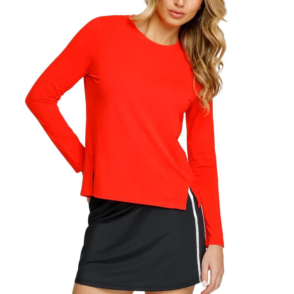 Womens Friday Longsleeve Pickleball Top Flamenco Apparel Spin-It