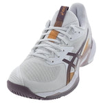 Womens Solution Speed FF 3 Tennis Shoes White and Dusty Mauve Footwear Asics