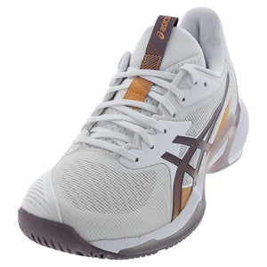 Womens Solution Speed FF 3 Tennis Shoes White and Dusty Mauve Footwear Asics