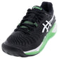 Men's GEL-Resolution 9 Clay Tennis Shoes Black and New Leaf Footwear Asics