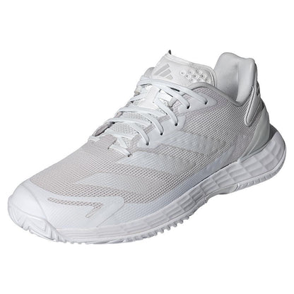 Womens Defiant Speed 2 Tennis Shoes White and Grey One Footwear Adidas