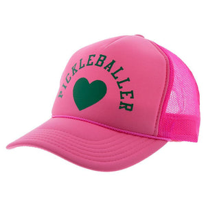 Pickleball Trucker Hat Pink Apparel Runway Athletics