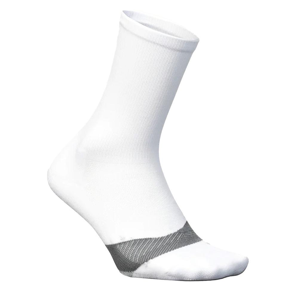 Elite Light Cushion Mini Crew Tennis Socks White Socks Feetures