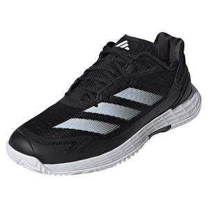 Mens Defiant Speed 2 Tennis Shoes Core Black and White Footwear Adidas