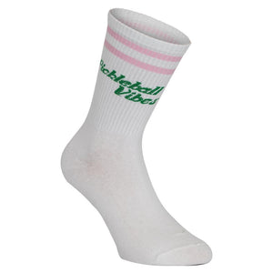 Pickleball Vibes Socks Pink and Green Socks Runway Athletics