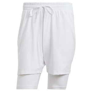 Mens Short and Tight Tennis Set White Apparel Adidas