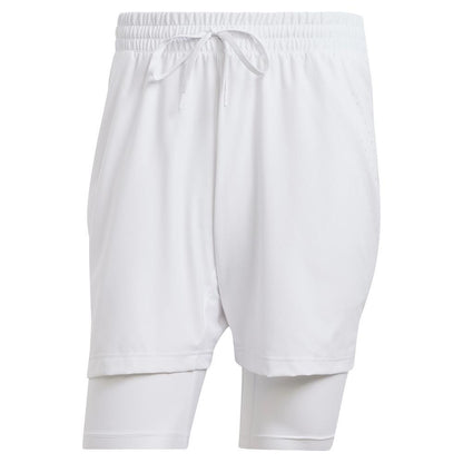 Mens Short and Tight Tennis Set White Apparel Adidas