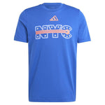 Mens NYC Graphic Tennis Tee Lucid Blue Apparel Adidas
