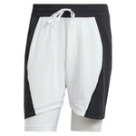Mens Short and Tight Tennis Set White and Black Apparel Adidas