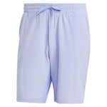 Mens 9 Inch Ergo Tennis Short Blue Spark Apparel Adidas