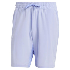 Mens 9 Inch Ergo Tennis Short Blue Spark Apparel Adidas