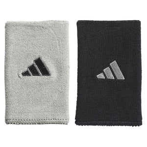 Interval Large Reversible 2.0 Wristband Black and Aluminum 2 Accessories Adidas