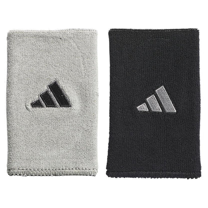 Interval Large Reversible 2.0 Wristband Black and Aluminum 2 Accessories Adidas