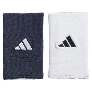 Interval Large Reversible 2.0 Wristband Collegiate Navy and White Accessories Adidas