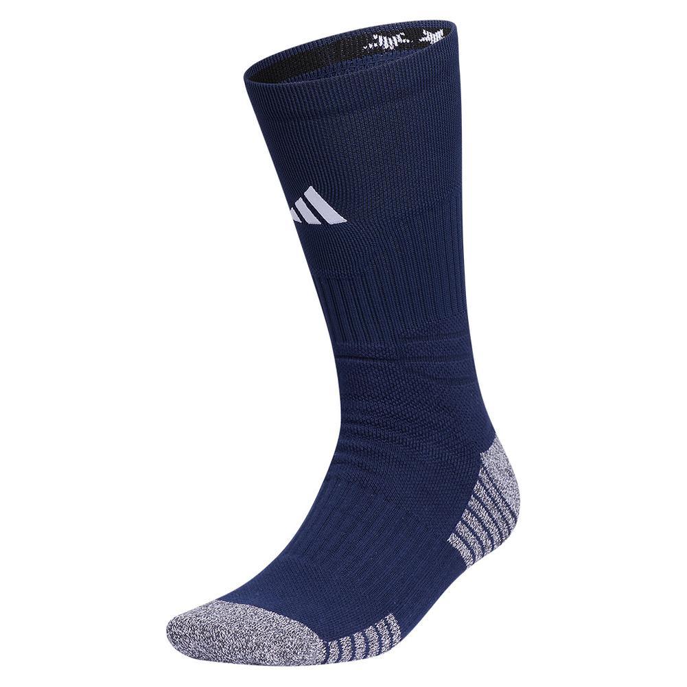5-Star Team 2.0 Crew Socks Navy Blue and White Socks Adidas