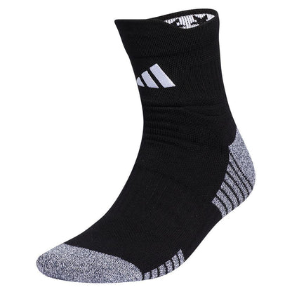 5-Star Team 2.0 High Quarter Socks Black and White Socks Adidas