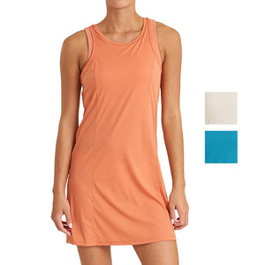 Women's Draped Back Performance Tennis Dress Apparel Thrive Societe