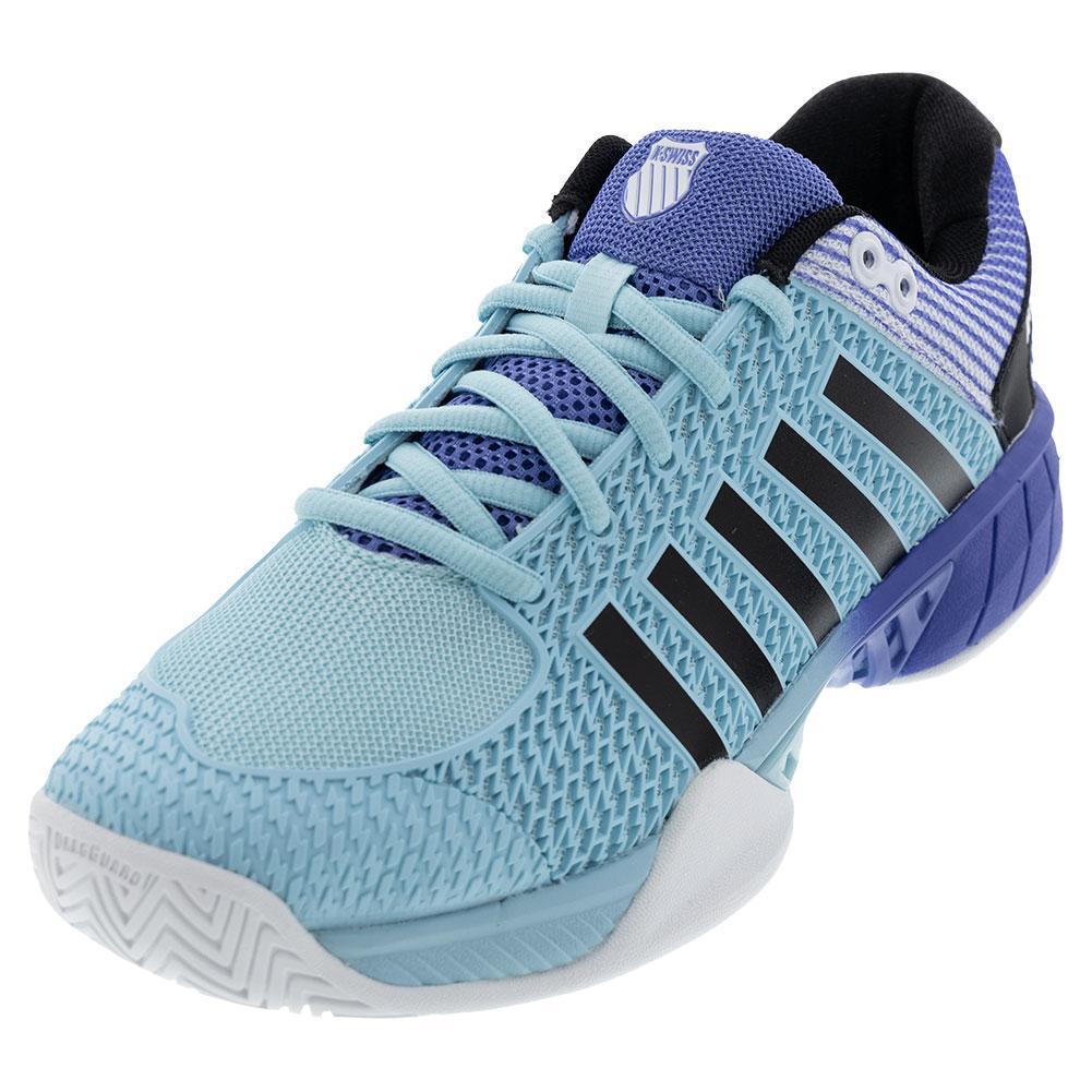 Women's Express Light Pickleball Shoes Tanager Turquiose and Persian Jewel Footwear K-Swiss
