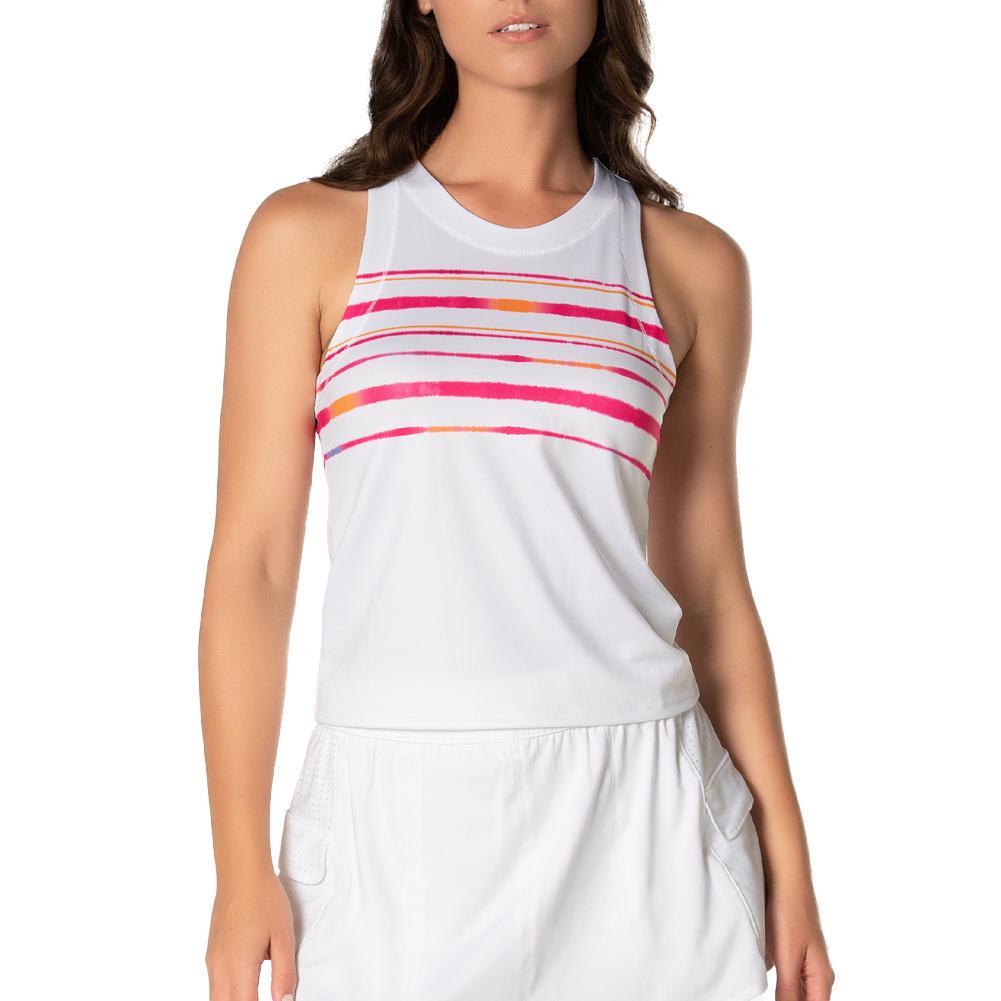 Women's Shock N' Awe Tennis Tank White Apparel Lucky In Love