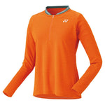 Womens Paris Longsleeve Tennis Top Bright Orange Apparel Yonex