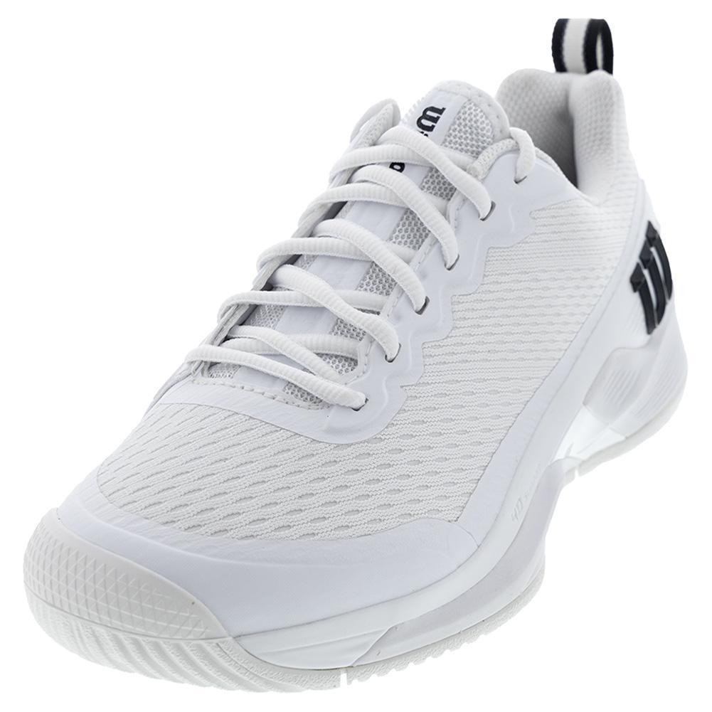 Men's Rush Pro 4.5 Wide Tennis Shoes White Footwear Wilson