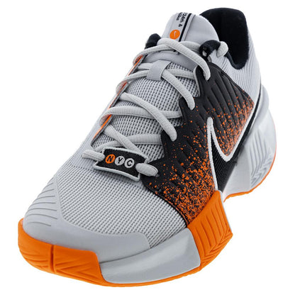 Men's GP Challenge Pro PRM Tennis Shoes Pure Platinum and Black Footwear Nike