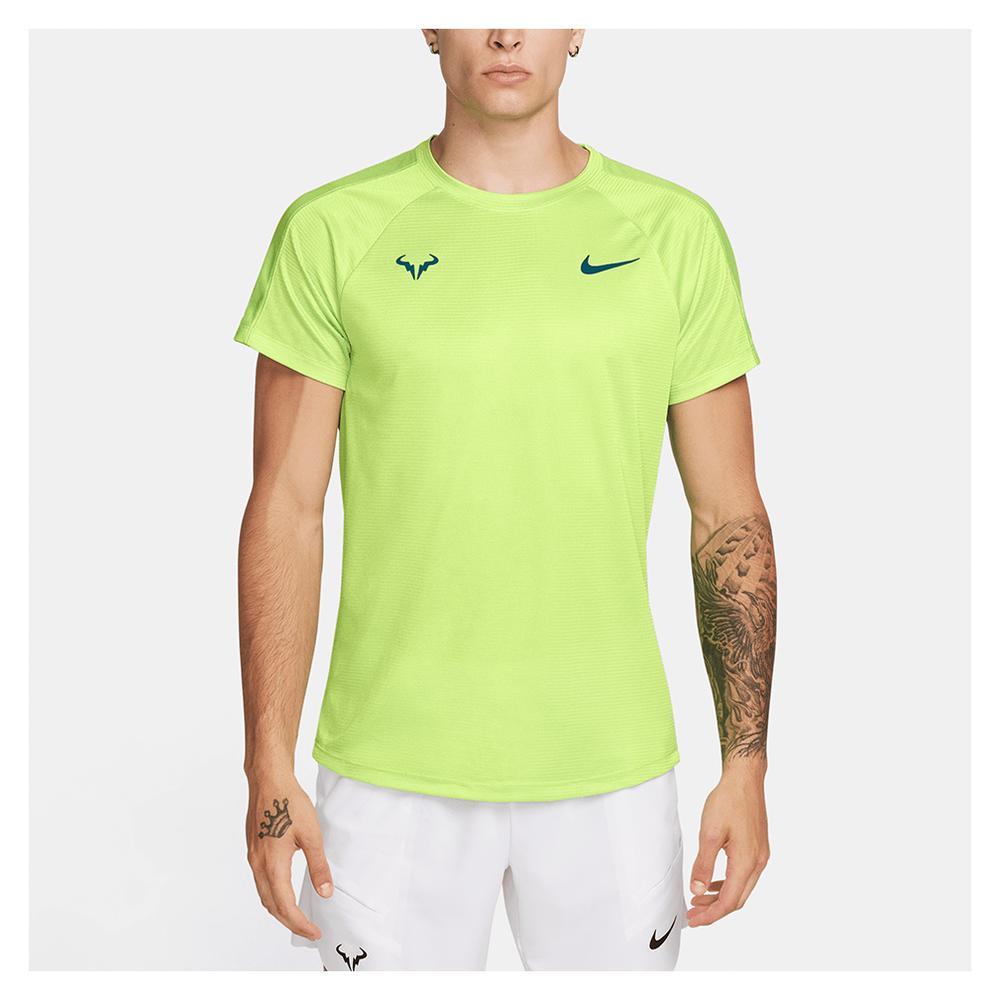 Mens Rafa Dri-Fit Challenger Short Sleeve Tennis Top Apparel Nike