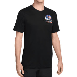 Mens Dri-Fit Tennis Tee Black Apparel Nike
