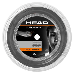 Lynx Touch Tennis String Reel Transparent Black Strings Head