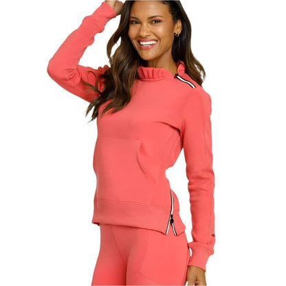 Women's Condoleezza Tennis Sweatshirt Cherry Rose Apparel Tail