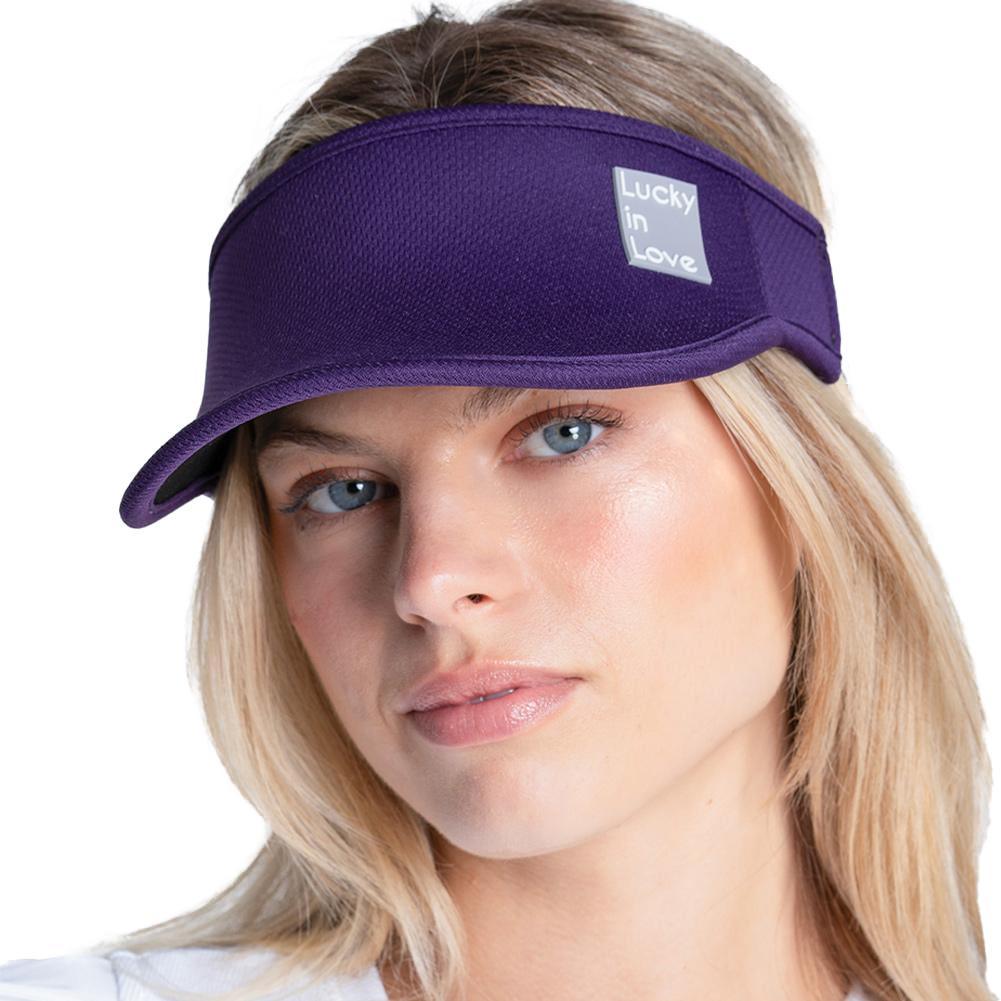 Women`s Lucky Logo Stretch Tennis Visor Apparel Lucky In Love