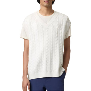 Mens Baseline Cable Knit Tennis Vest Apparel Fila