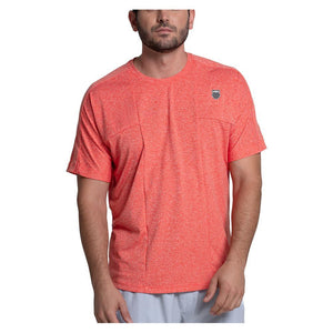 Men's Heather Short Sleeve Tennis Top Spicy Apparel K-Swiss