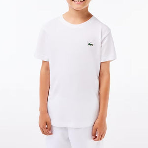 Boys' Breathable Cotton Blend Tennis Jersey Apparel Lacoste