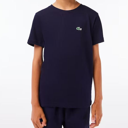 Boys' Breathable Cotton Blend Tennis Jersey Apparel Lacoste