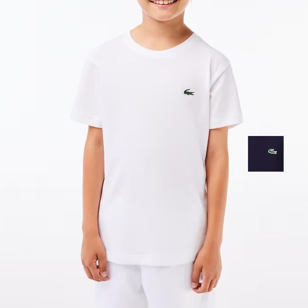 Boys' Breathable Cotton Blend Tennis Jersey Apparel Lacoste