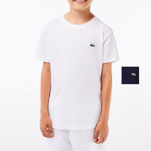 Boys' Breathable Cotton Blend Tennis Jersey Apparel Lacoste