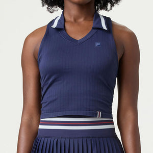 Women`s Challenger Seamless Polo Tennis Tank Apparel Fila