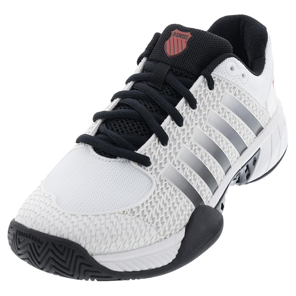Men's Express Light Pickleball Shoes White and Black Footwear K-Swiss